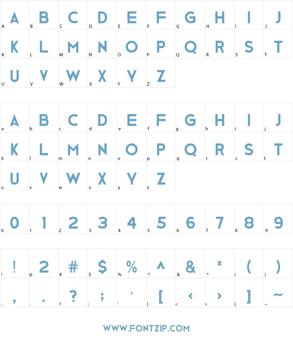 Ge Body Font Character